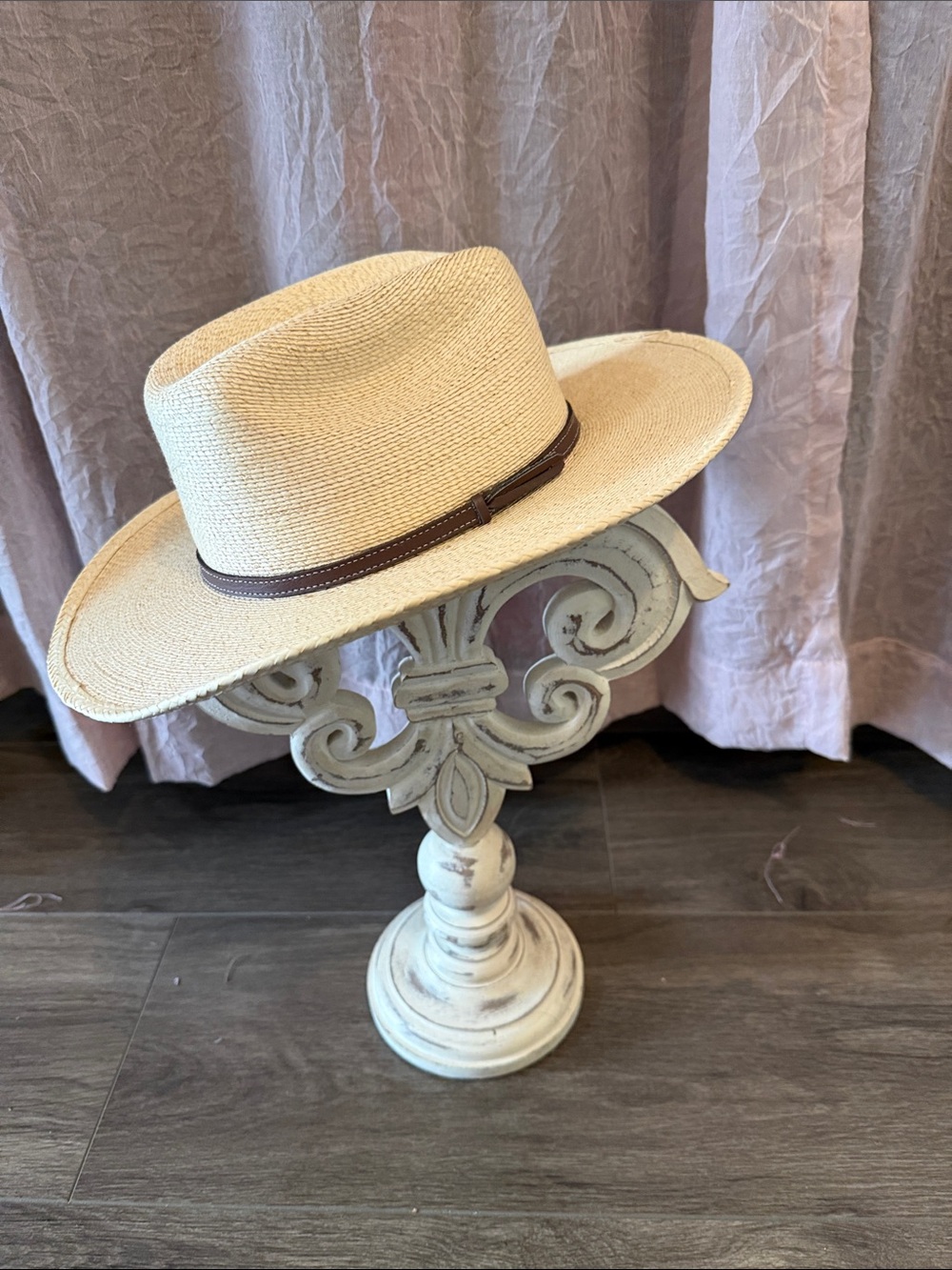 Kids Beige Cowboy Hat with Brown Band
